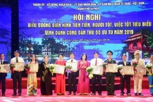 Hà Nội: Tặng danh hiệu ''Người tốt, việc tốt'' năm 2021 cho 188 cá nhân