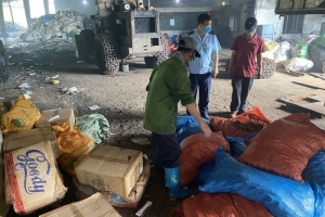 Hải quan Quảng Ninh tiêu hủy hàng nghìn sản phẩm hàng hóa không rõ nguồn gốc, xuất xứ