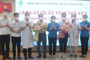 Đoàn công tác Bệnh viện Răng hàm mặt lên đường chi viện chống dịch tại TP. Hồ Chí Minh
