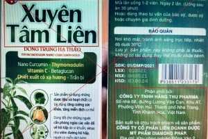 Cần cảnh giác với những sản phẩm Xuyên Tâm Liên giả mạo