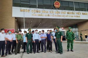 Ban chỉ đạo phòng chống dịch Covid-19 tỉnh Lào Cai kiểm tra công tác phòng, chống dịch Covid -19