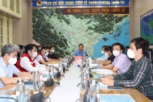Ứng phó bão và mưa lớn phải đảm bảo an toàn phòng dịch Covid-19