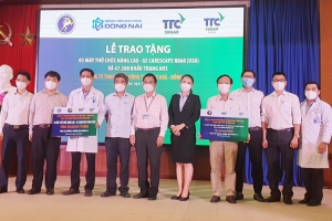 Đồng Nai: Tiếp nhận 3 máy thở và hơn 47.000 khẩu trang N95