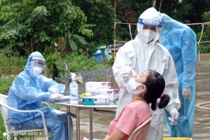 Đồng Nai: Thần tốc xét nghiệm Covid-19 tại các "vùng đỏ", "vùng cam"