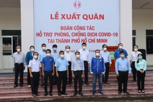 Đồng Tháp chi viện sinh viên và nhân viên y tế cho TP. Hồ Chí Minh hỗ trợ phòng, chống dịch Covid-19