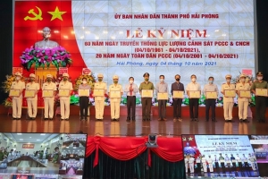 Hải Phòng: Kỷ niệm 60 năm Ngày Truyền thống lực lượng Cảnh sát PCCC và CHCN