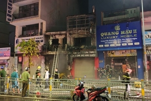 TP. Hồ Chí Minh: Hỏa hoạn thiêu rụi 2 căn nhà, 5 người thương vong