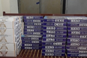 Đồng Tháp: Phát hiện xe tải vận chuyển gần 1.400 bao thuốc lá nhập lậu