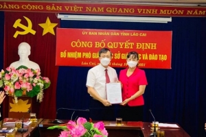 Sở Giáo dục và Đào tạo Lào Cai có tân Phó Giám đốc