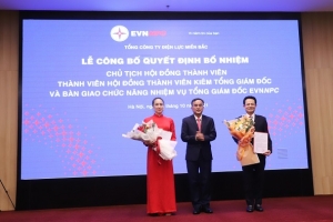 Tổng công ty Điện lực miền Bắc công bố Quyết định bổ nhiệm Chủ tịch HĐTV và Thành viên HĐTV kiêm Tổng Giám đốc