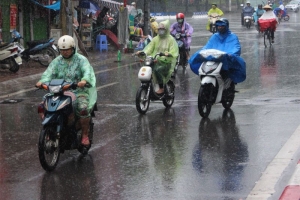 Không khí lạnh tăng cường, nhiều nơi mưa to