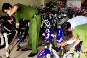 An Giang: Tạm giữ 55 chiếc xe đạp, xe đạp điện không rõ nguồn gốc
