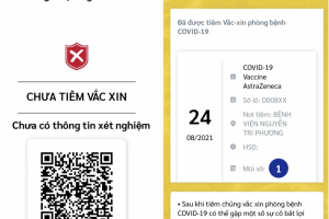 Bảo đảm xác thực thông tin tiêm chủng