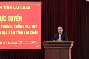 Hội nghị trực tuyến triển khai Chương trình phòng, chống ma túy trên địa bàn tỉnh Lai Châu