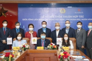 Tổng Liên đoàn Lao động Việt Nam ký thỏa thuận hợp tác với Tập đoàn BRG và Ngân hàng SeABank