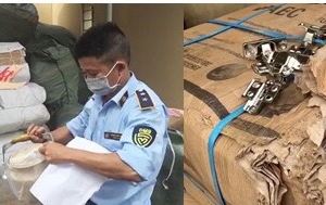 Cơ quan chức năng An Giang liên tiếp phát hiện xe tải chở số lượng lớn hàng hóa không rõ nguồn gốc