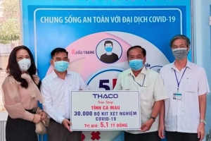 Cà Mau tiếp nhận gần 50 tỷ đồng đóng góp Quỹ quyên góp, ủng hộ phòng, chống dịch bệnh Covid-19