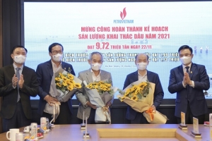 Petrovietnam - Về đích trước 39 ngày chỉ tiêu khai thác dầu khí