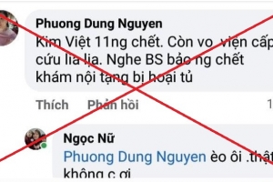 Công an huyện Nông Cống xử lý tài khoản Facebook thông tin sai sự thật về vụ việc sốc phản vệ sau khi tiêm vaccine