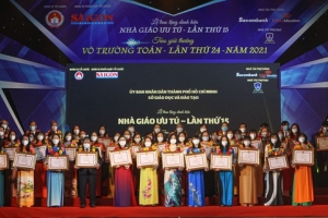 TP. HCM vinh danh các Nhà giáo ưu tú và trao giải thưởng Võ Trường Toản cho 50 giáo viên tiêu biểu