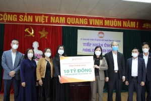Tập đoàn Flamingo Holding trao tặng tỉnh Thanh Hoá 100.000 bộ kit xét nghiệm Covid-19