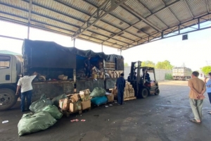 Long An tiêu hủy trên 1.000 sản phẩm hàng hóa vi phạm trị giá trên 2,3 tỷ đồng