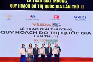 Vingroup liên tiếp được vinh danh với 05 giải thưởng Quy hoạch Đô thị Quốc gia VUPA