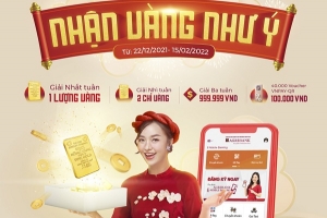 Siêu ưu đãi chào đón năm mới 2022 của Agribank: “Nhận vàng Như ý”