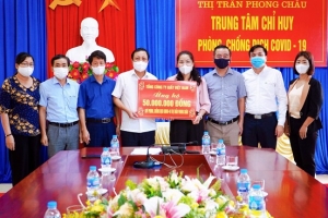 Vinapaco chia sẻ cùng địa phương phòng, chống dịch Covid-19