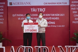 Kon Tum: Tiếp nhận Quỹ phòng, chống dịch Covid-19