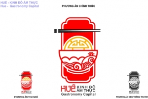 Đã chọn được Logo “Huế- Kinh đô ẩm thực”
