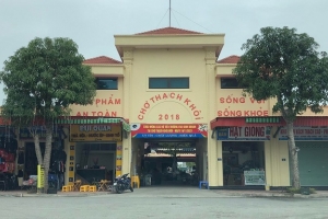 Chợ mới Thạch Khôi đưa vào hoạt động: Buôn bán sầm uất, tiểu thương phấn khởi