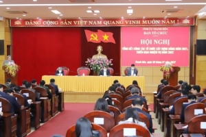 Thanh Hóa tổng kết công tác tổ chức xây dựng Đảng năm 2021, triển khai nhiệm vụ năm 2022