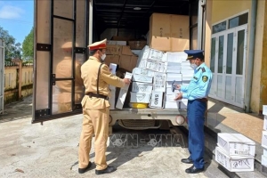 Công an tỉnh Quảng Bình thu giữ nhiều hàng điện tử, điện máy không rõ nguồn gốc