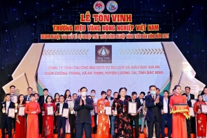 Bắc Ninh có 8 sản phẩm đạt giải “Thương hiệu Vàng nông nghiệp Việt Nam”