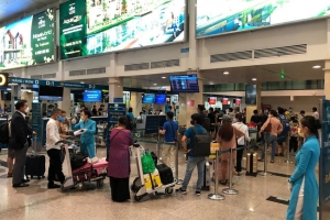Sân bay Tân Sơn Nhất đón gần 75.000 lượt khách ngày 02/02