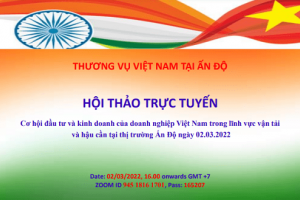 Cơ hội đầu tư, kinh doanh trong lĩnh vực vận tải và hậu cần tại Ấn Độ