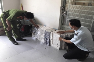 Hải quan Đồng Tháp thu giữ 1.300 bao thuốc lá lậu