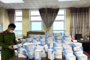 Công an Hà Tĩnh thu giữ 2.500 kit test nhanh kháng nguyên Covid-19 nhập lậu