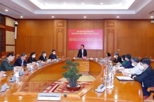Thường trực Ban Bí thư chủ trì Hội nghị lần thứ hai Ban Chỉ đạo Trung ương về quản lý biên chế
