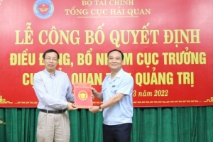 Bổ nhiệm tân Cục trưởng Cục Hải quan tỉnh Quảng Trị Trần Mạnh Cường