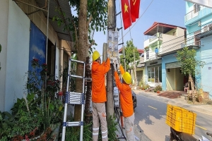 PC Thái Nguyên đẩy nhanh tiến độ lắp đặt công tơ điện tử