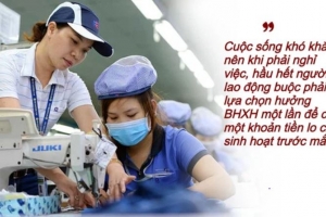 Rút bảo hiểm xã hội một lần: Lợi trước mắt, hại lâu dài