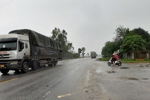 Bất an khi lưu thông trên Quốc lộ 1 tuyến tránh TP. Hà Tĩnh