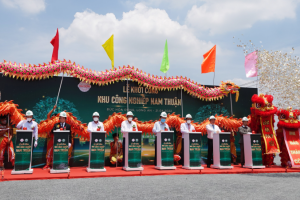 Long An khởi công khu công nghiệp Nam Thuận với diện tích 308ha có đầu tư 5.300 tỷ đồng
