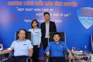 Tổng cục Quản lý thị trường tiếp tục phát động phong trào hiến máu tình nguyện