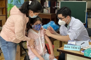 TP. Hồ Chí Minh: Hơn 93.000 trẻ từ 05 đến dưới 12 tuổi đã tiêm vaccine phòng Covid-19