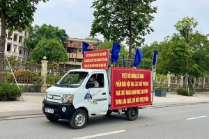 Huyện Thạch Thất tuyên truyền các hoạt động liên quan đến tháng hành động vì an toàn thực phẩm