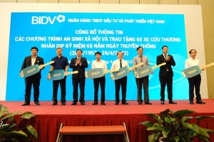 BIDV công bố các chương trình an sinh xã hội nhân dịp kỷ niệm 65 năm ngày thành lập