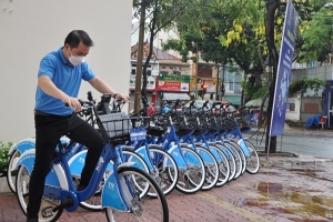 Đến Vũng Tàu  trải nghiệm dịch vụ xe đạp công cộng với  ứng dụng “TNGO”
